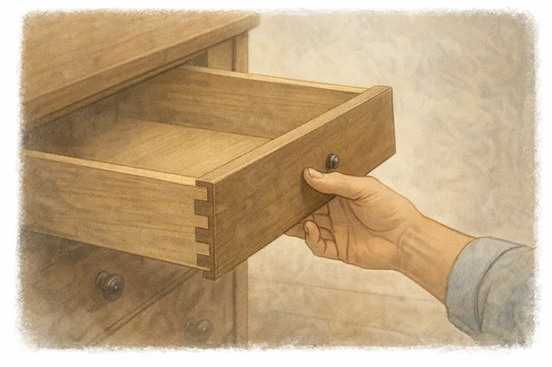 Checking the structure of second-hand furniture