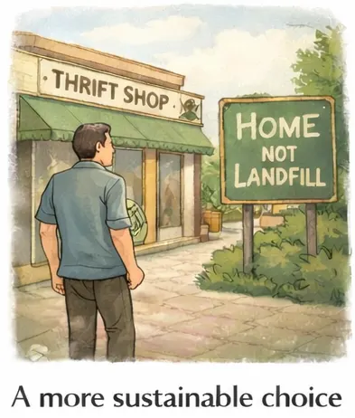 Second-hand furniture as a sustainable choice