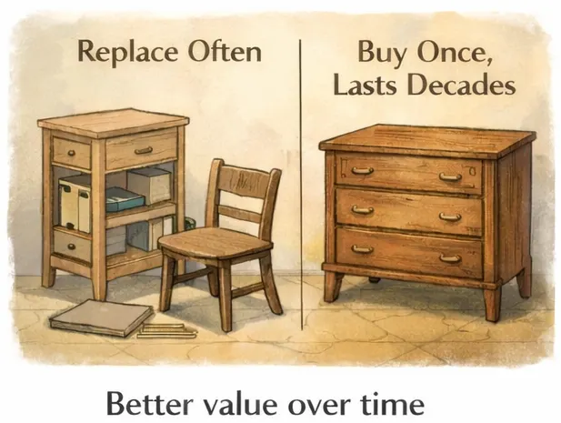 High quality second-hand furniture offering long-term value