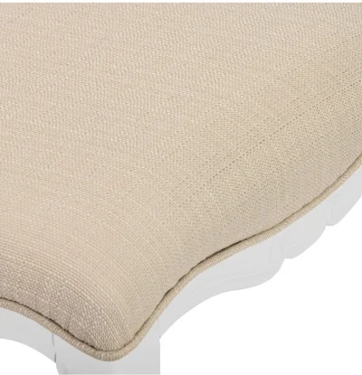 Juliette Shabby Chic Antique White Upholstered 5ft King Bed, Stunning White French bed. Quality — image 5