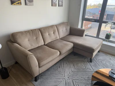 3 seater DFS sofa with chaise long