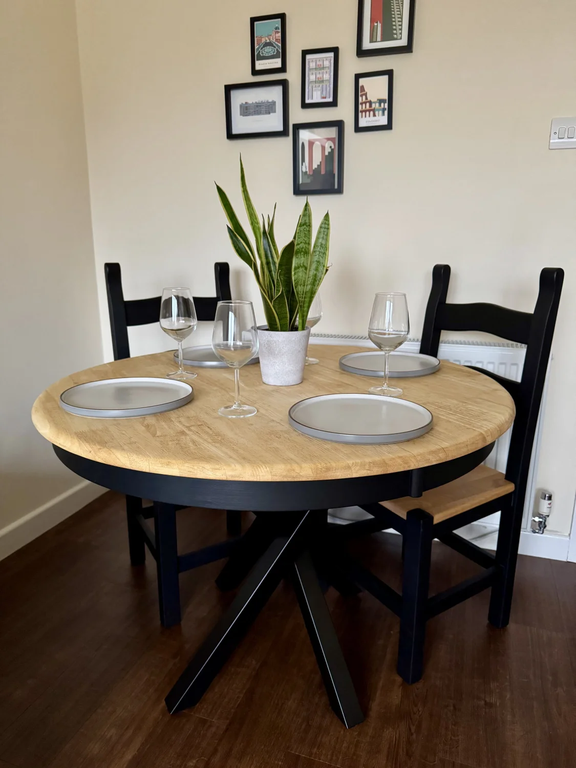 Premium Upcycled Solid Oak Table