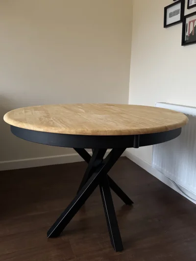 Premium Upcycled Solid Oak Table — image 2