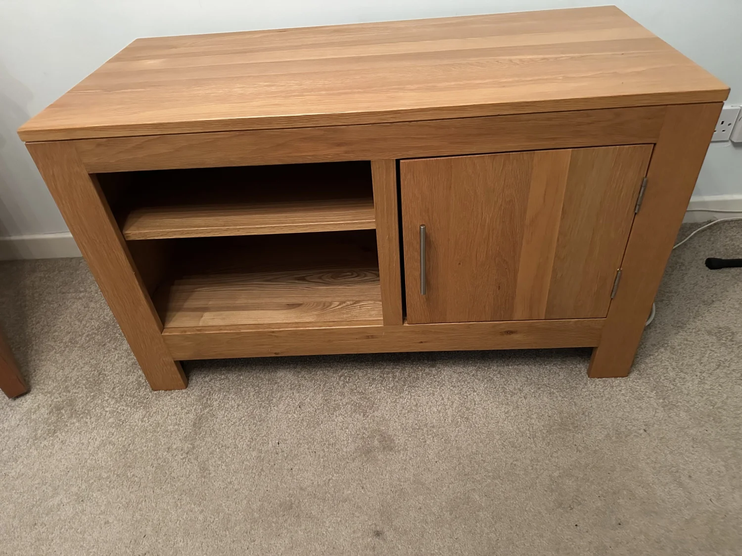 Oak TV cabinet