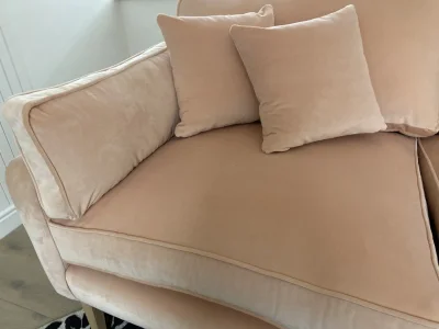 Brand new corner sofa in luxury Linwood velvet — image 9