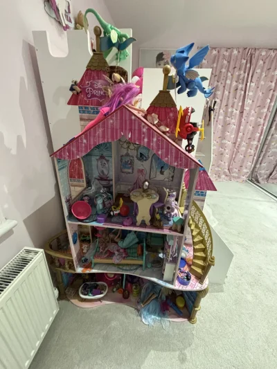 Bunk bed castle with slide — image 7