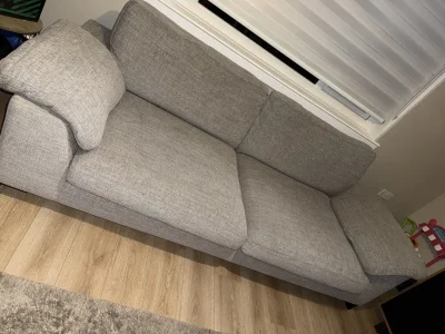 Stylish Grey Two Seater Sofa – Perfect for Any Living Space — image 5