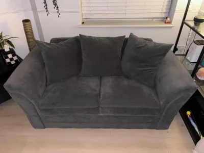 Dury Fabric 2 and 3 seater with scatter back cushions. — image 6