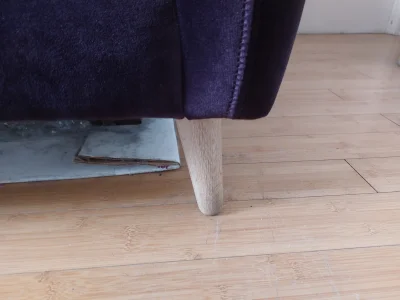 Loaf Squishmeister Extra-Large Sofa – Deep Purple Clever Velvet – Excellent Condition — image 4