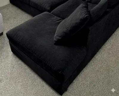 4-Seater Corner Sofa with Long Chaise & High Back — image 3