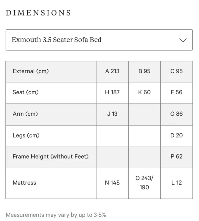 Darlings of Chelsea Exmouth 3.5 Seater Sofa Bed – very good condition — image 5