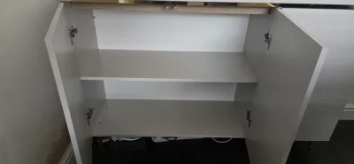 Spacious 3 door sideboard with shelves — image 3