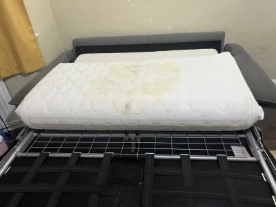 Sofa bed originally bought for £1200 and very comfortable to sleep on — image 7