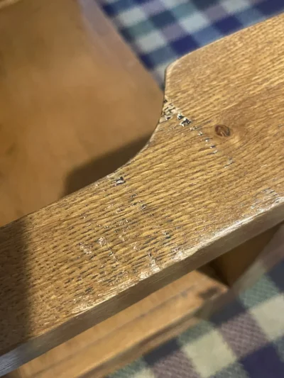 Vintage Oak Hallway Bench with Drawer and Cabinet — image 6