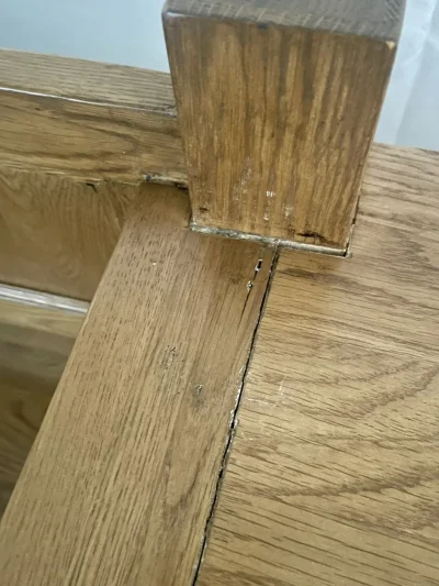 Vintage Oak Hallway Bench with Drawer and Cabinet — image 7