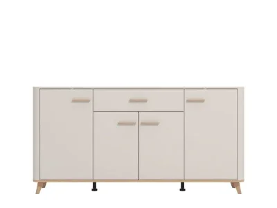 Sideboard Cabinet Storage Unit with Solid Drawer and Doors – Pre-Assembled — image 2
