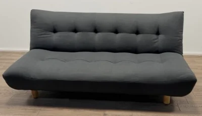 Sofa Bed – Charcoal Grey – Like New — image 2