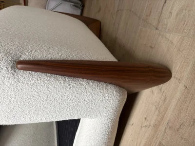 PORADA Softbay Armchair In White — image 6