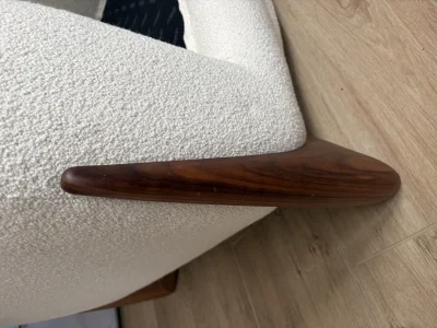 PORADA Softbay Armchair In White — image 5