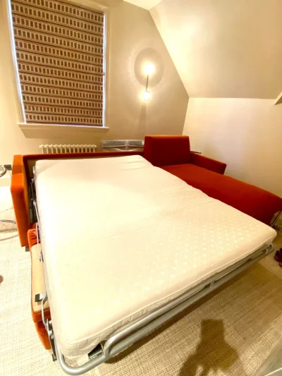 Love your Home 4 Seater Sofa Bed Immaculate Condition with Matress — image 3