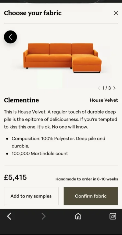 Love your Home 4 Seater Sofa Bed Immaculate Condition with Matress