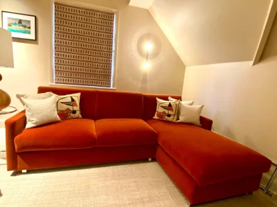 Love your Home 4 Seater Sofa Bed Immaculate Condition with Matress — image 5