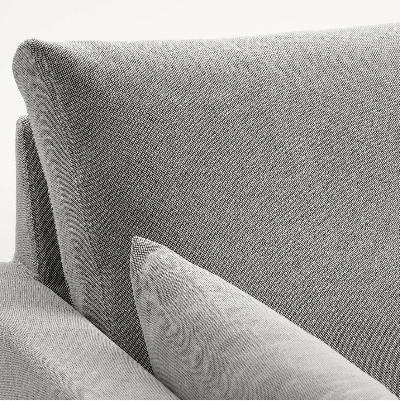 Stylish Modern Grey Sofa with Removable Covers, including spare set of covers