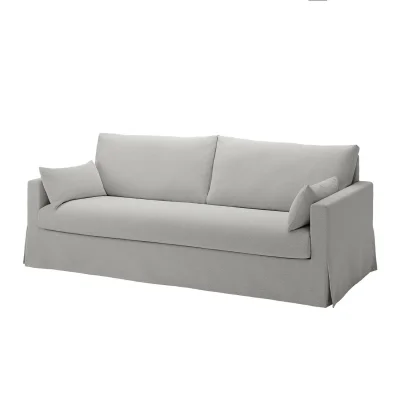 Stylish Modern Grey Sofa with Removable Covers, including spare set of covers — image 5