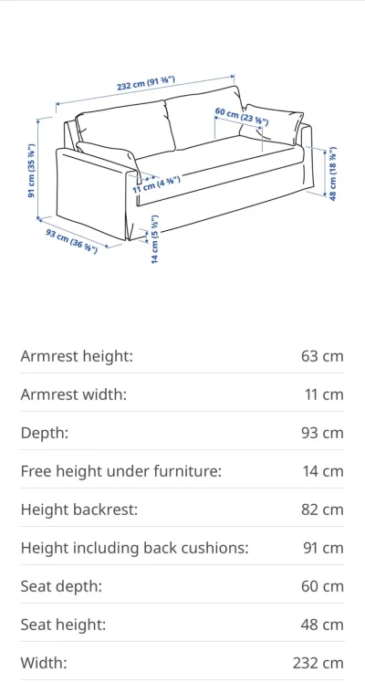 Stylish Modern Grey Sofa with Removable Covers, including spare set of covers — image 6