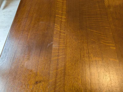 Stunning Vintage Solid Wood Coffee Table with Elegant Turned Legs — image 6