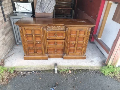 Vintage Decorative Sideboard with Multiple Drawers