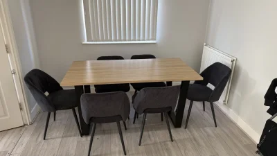 Stylish Modern Dining Table and Chairs Set - Perfect for Any Dining Space on Furnish Well