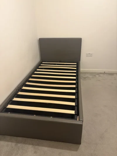 Leather Single Bed — image 3