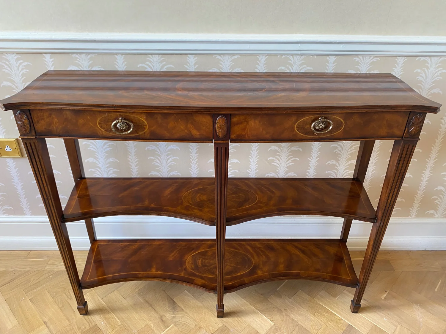 Theodore Alexander Console Table – Sheraton Style Hall Table