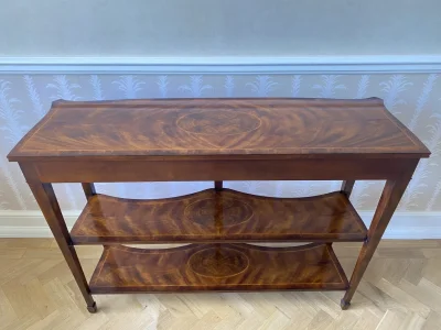 Theodore Alexander Console Table – Sheraton Style Hall Table — image 4