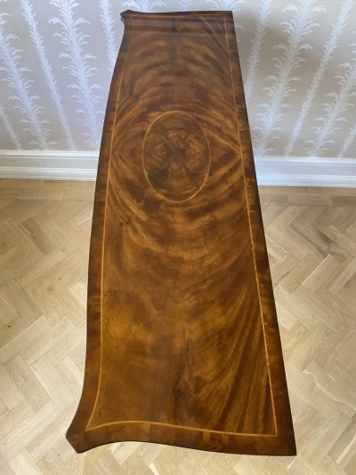 Theodore Alexander Console Table – Sheraton Style Hall Table — image 7