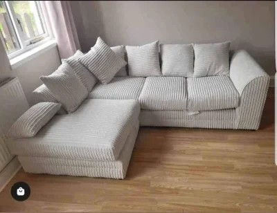 Modern brown leather sofa set with two pieces — image 7