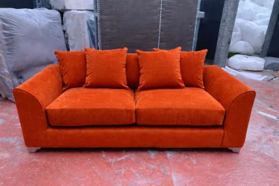 Burnt~Orange 2x/3x Settee For Sale | 2/3 Seaters Sofa Near Me ~ Free drop on Furnish Well