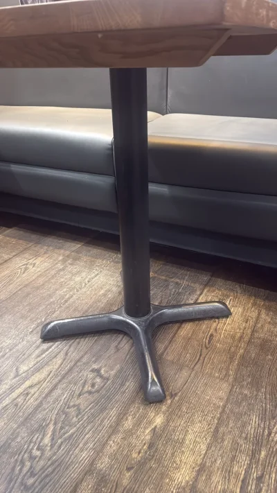 Dark Brown Used Restaurant Tables. — image 5