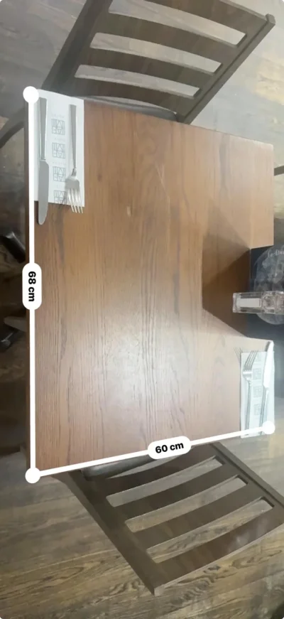 Dark Brown Used Restaurant Tables. — image 2