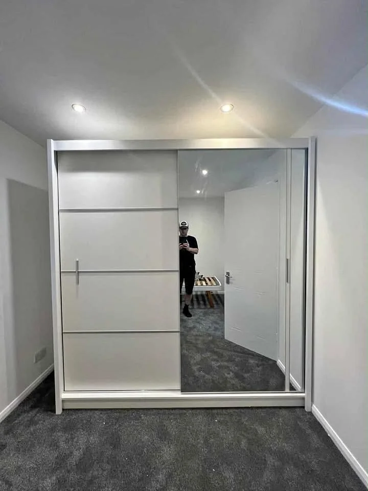 Unwanted !! IKEA 180cm,150cm,120cm Wardrobe 2 Sliding Mirror Door Must Go Sliding Wardrobes