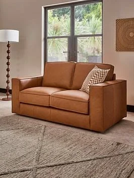 Atalia 3 + 2 Seater Leather Sofa Set 3 & 2 seater tan leather sofa ~ leather sofa brown