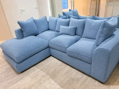 Navy Blue Dfs Corner 4 Seater Sofa on Furnish Well