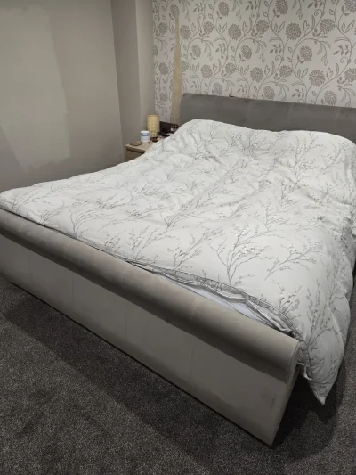 Super King Bedframe and Mattress — image 2