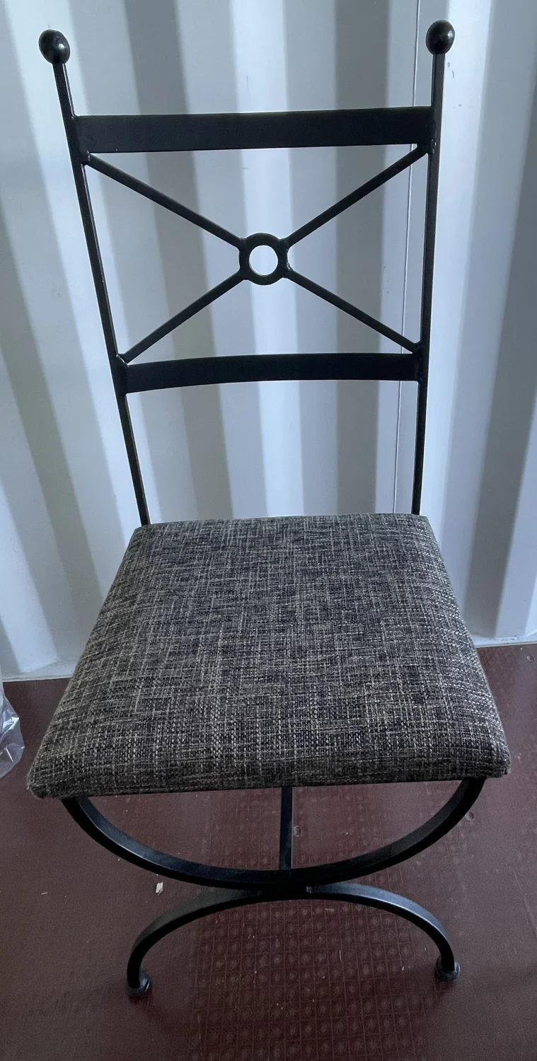 dining table and eight chairs