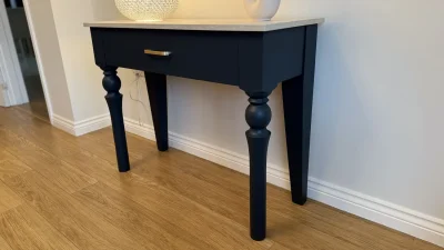 Solid beech side table — image 6
