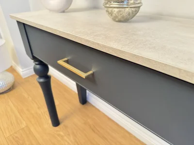 Solid beech side table — image 3