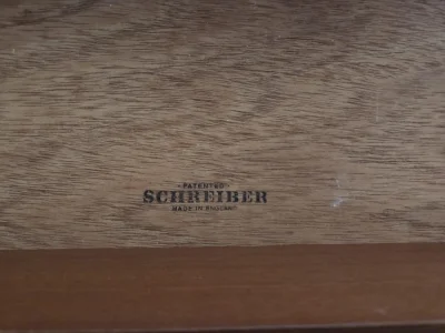 Oak Drawer Unit with Attached Mirror — image 3