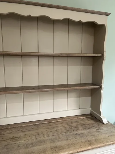 Painted Country-Style Welsh Dresser with Plate Rack, Drawers and Cupboards — image 3