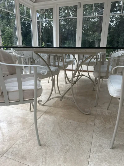 Conservatory table and chairs — image 2